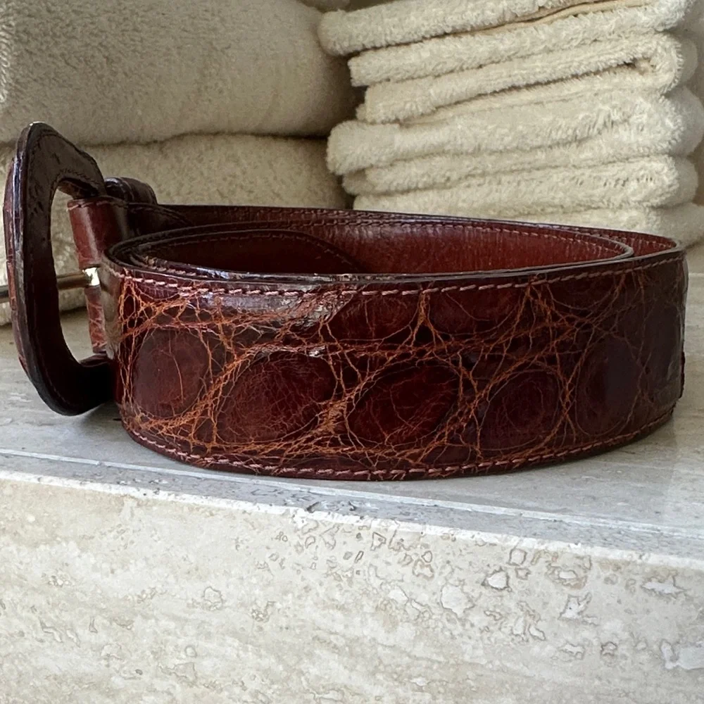 Ralph Lauren Leather Belt - Picture 2 of 9